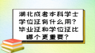 湖北成考本科學(xué)士學(xué)位證有什么用？畢業(yè)證和學(xué)位證比哪個(gè)更重要？