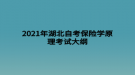 2021年湖北自考保險學原理考試大綱