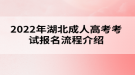 2022年湖北成人高考考試報(bào)名流程介紹