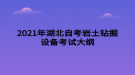 2021年湖北自考巖土鉆掘設(shè)備考試大綱