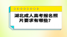 湖北成人高考報(bào)名照片要求有哪些？