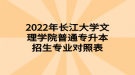 2022年長(zhǎng)江大學(xué)文理學(xué)院普通專升本招生專業(yè)對(duì)照表