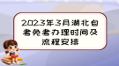 2023年3月湖北自考免考辦理時(shí)間及流程安排