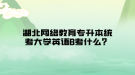 湖北網(wǎng)絡(luò)教育專升本統(tǒng)考大學(xué)英語B考什么？