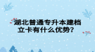 湖北普通專升本建檔立卡有什么優(yōu)勢？