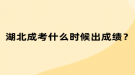 湖北成考什么時(shí)候出成績(jī)？