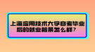 上海應用技術大學自考畢業(yè)后的就業(yè)前景怎么樣？